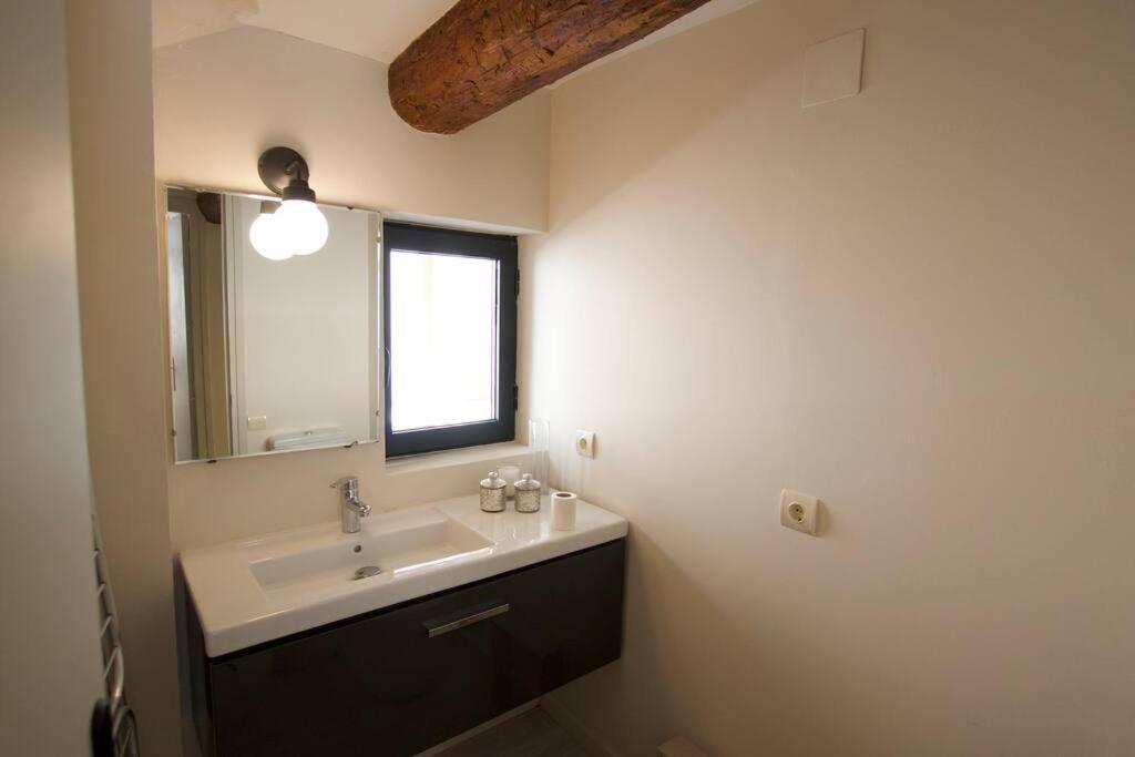 Apartament Central Amb Terrassa Альп Экстерьер фото